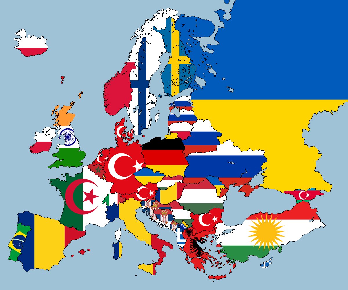 simongerman600's tweet photo. #Map shows 2nd largest nationality living in each European country. Source: https://t.co/fCdaA46yt5 https://t.co/mk736TxvEB