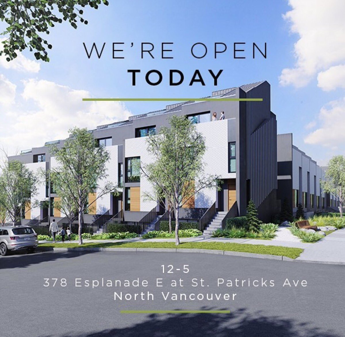 creodevelopment's tweet photo. Our Presentation is open for business from noon to 5 today! . #MeetTheMorrison #LonsdaleLiving #NorthVancouver https://t.co/Pu7KoENSnW
