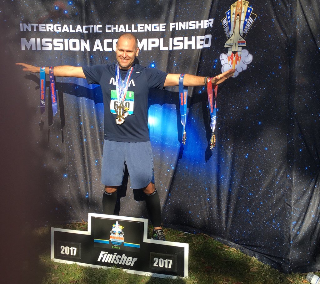 therealdjflux's tweet photo. #AllTheHardware #fiveyearsrunning #running #SpaceShuttle #medals #spacecoasthalf #intergalacticfinisher cc: @JessicaRaeVos @nujoud @spacecoastmara https://t.co/UbXd4D3kOz