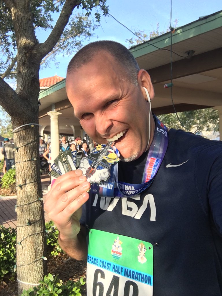 therealdjflux's tweet photo. #AllTheHardware #fiveyearsrunning #running #SpaceShuttle #medals #spacecoasthalf #intergalacticfinisher cc: @JessicaRaeVos @nujoud @spacecoastmara https://t.co/UbXd4D3kOz