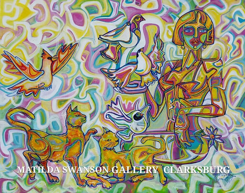 msartgalleries's tweet photo. Diana's Garden 48x60 by Terry. Available for purchase at Matilda Swanson Gallery in Clarksburg. 🌻😺🐦🎨
https://t.co/QwJvVMIiMS
#artforsale #canadianart#clarksburg #matildaswanson #artgallery #artdealing #suzetteterry #wowza #cbcarts #localartist#love… https://t.co/0pyZNNAstR https://t.co/v9z8GBJesV