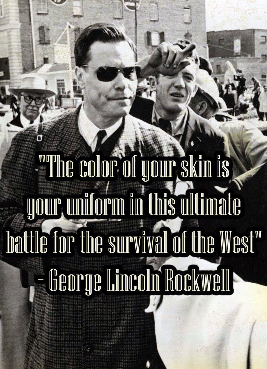 #GeorgeLincolnRockwell #ItsOkayToBeWhite #ItsOkToBeWhite #WhiteLivesMatter #SundayMorning #SmashCulturalMarxism #NationalSocialism #NatSoc #NS