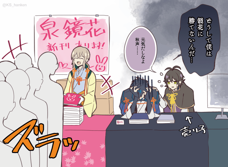 悠都 文或と〆72 文アルキャラがコミケに参加した時にありがちなこと 隣が人気サークル