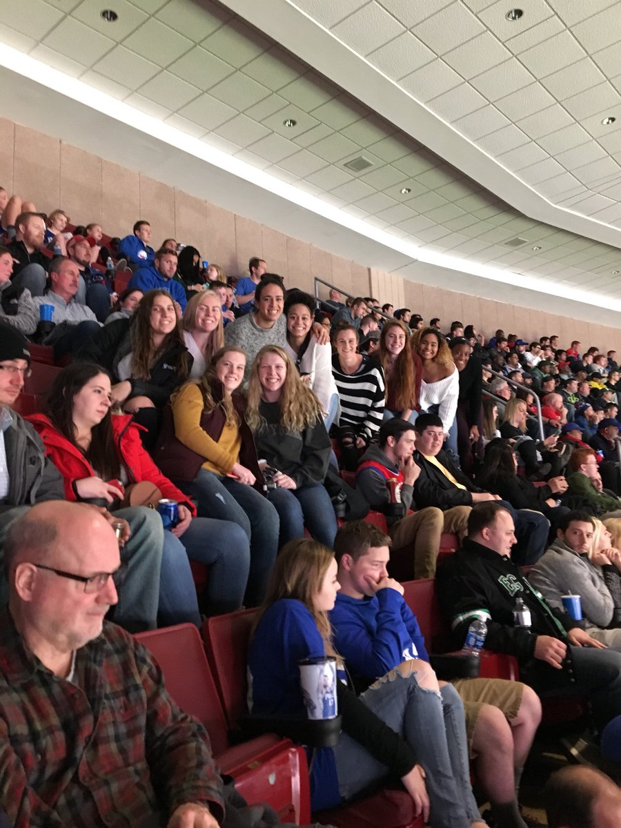 EIUWBB's tweet photo. Got to check out an NBA game last night! Had so much fun.. Go Sixers! #JJRedick #8threes #bleedblue https://t.co/KE4U6MNEAr