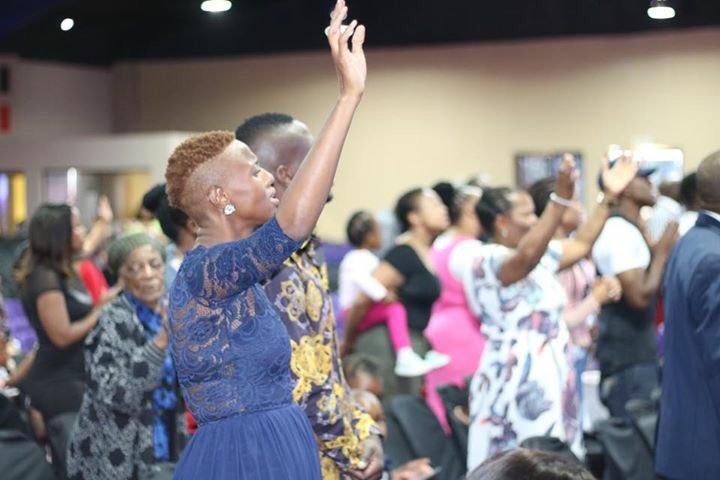 HoTMinistriesZA's tweet photo. Sunday celebration service - Better is one day in the house of the Lord than a thousand elsewhere.
#HOTSundayService https://t.co/usqZTju64C