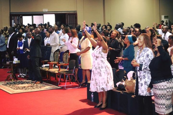 HoTMinistriesZA's tweet photo. Sunday celebration service - Better is one day in the house of the Lord than a thousand elsewhere.
#HOTSundayService https://t.co/usqZTju64C