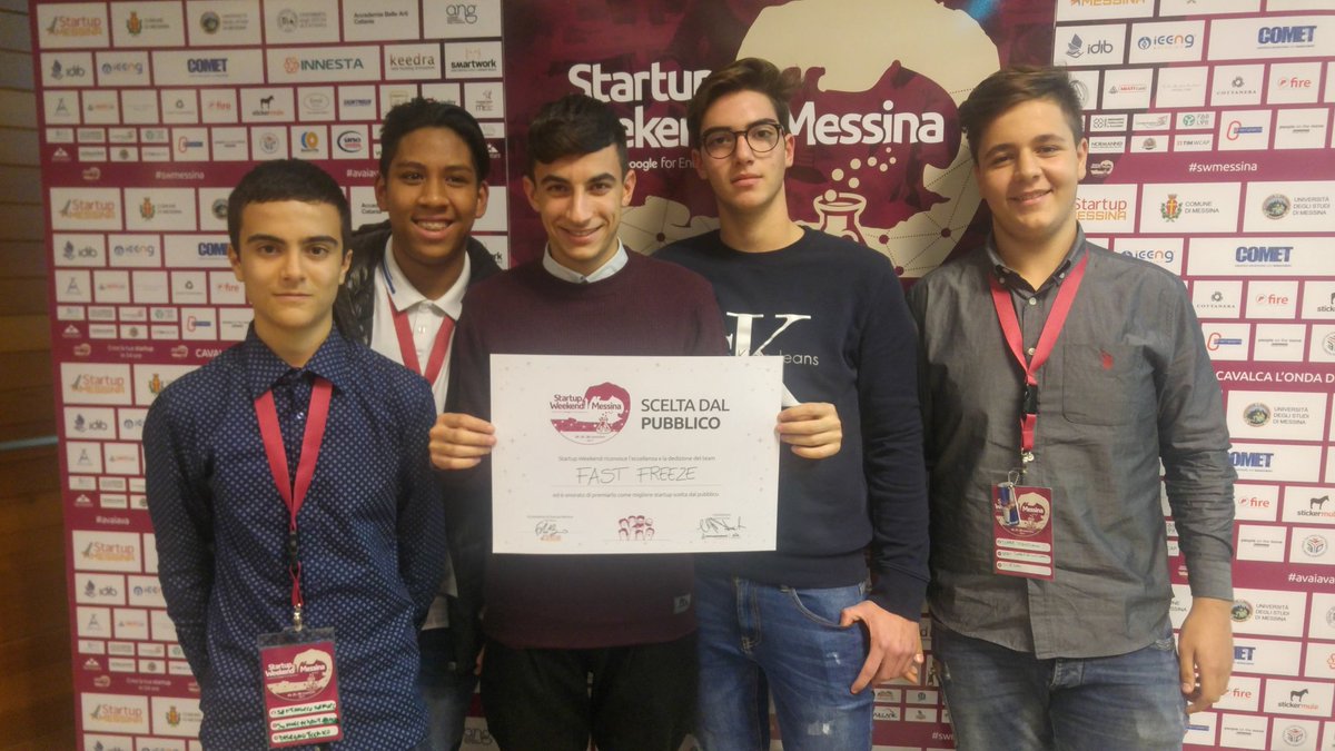 Fast Freeze vince il premio Startup Scelta dal Pubblico! #swmessina #avaiava