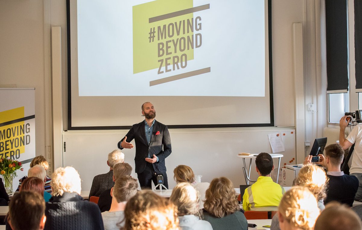 We are taking a historic step, updating #VisionZero to #MovingBeyondZero! Thanks <a href="/EuCyclistsFed/">European Cyclists' Federation</a> for the support! <a href="/MovinBeyondZero/">Moving Beyond Zero</a> #cykla #cycling #BortomNollvisionen