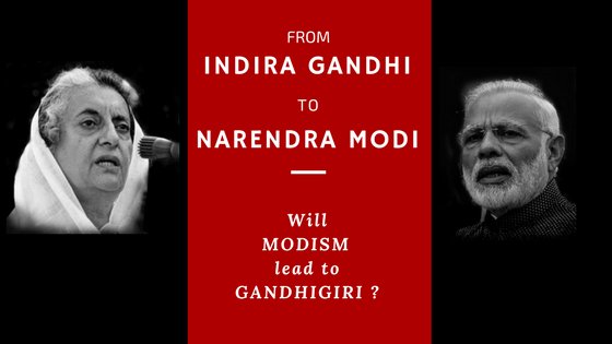 sneyyar's tweet photo. Will Modi take us back to authoritarian rule of Mrs. Gandhi ?  https://t.co/D8vpamx6ix  @Ram_Guha  @timesofindia https://t.co/xGacsefo8Q