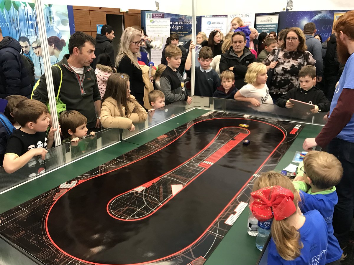 j3p0uk's tweet photo. On the @Cisco stand for @GalwayScienceFe , where the #ankidrive always pulls a good crowd. Using a toy to interest the next generation in #STEAM https://t.co/yM6Aw2WYum