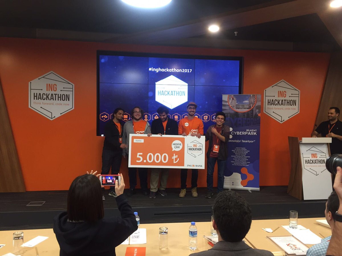 grobnerbasis's tweet photo. #INGHackathon2017 da ucuncu olduk. emegi gecen butun arkadaslarima ve mentorlerime tesekkur ederim. https://t.co/f6GjHQfx1Y
