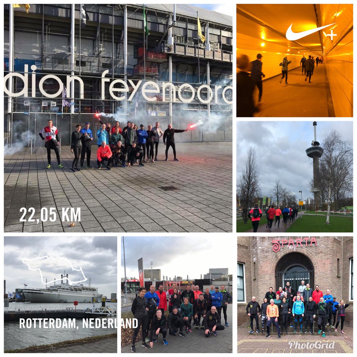 KootJeroen's tweet photo. Vanochtend de #stadionloop gedaan. Van de #kuip naar #kasteel en via #coolsingel naar #woudestein #groundrunning #stadions #hardlopen #running #rotterdam https://t.co/LW4BCGJ8yw
