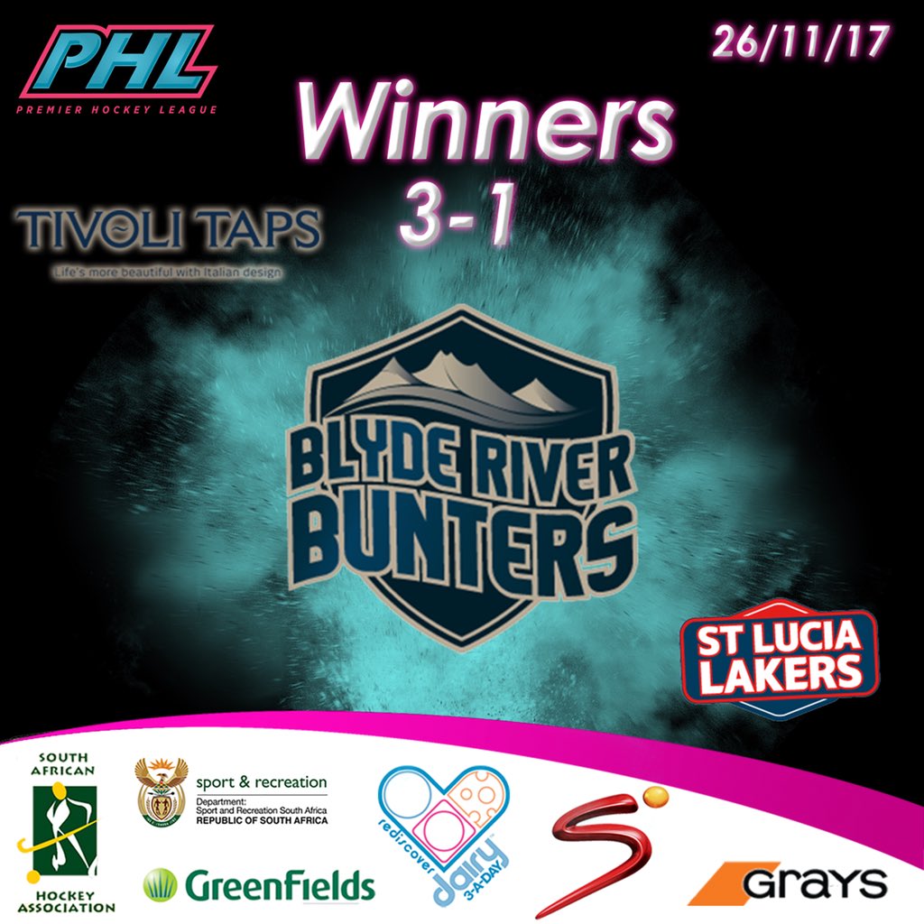 And the Bunters take the last game of the weekend beating the Lakers 3-1 #PHL17