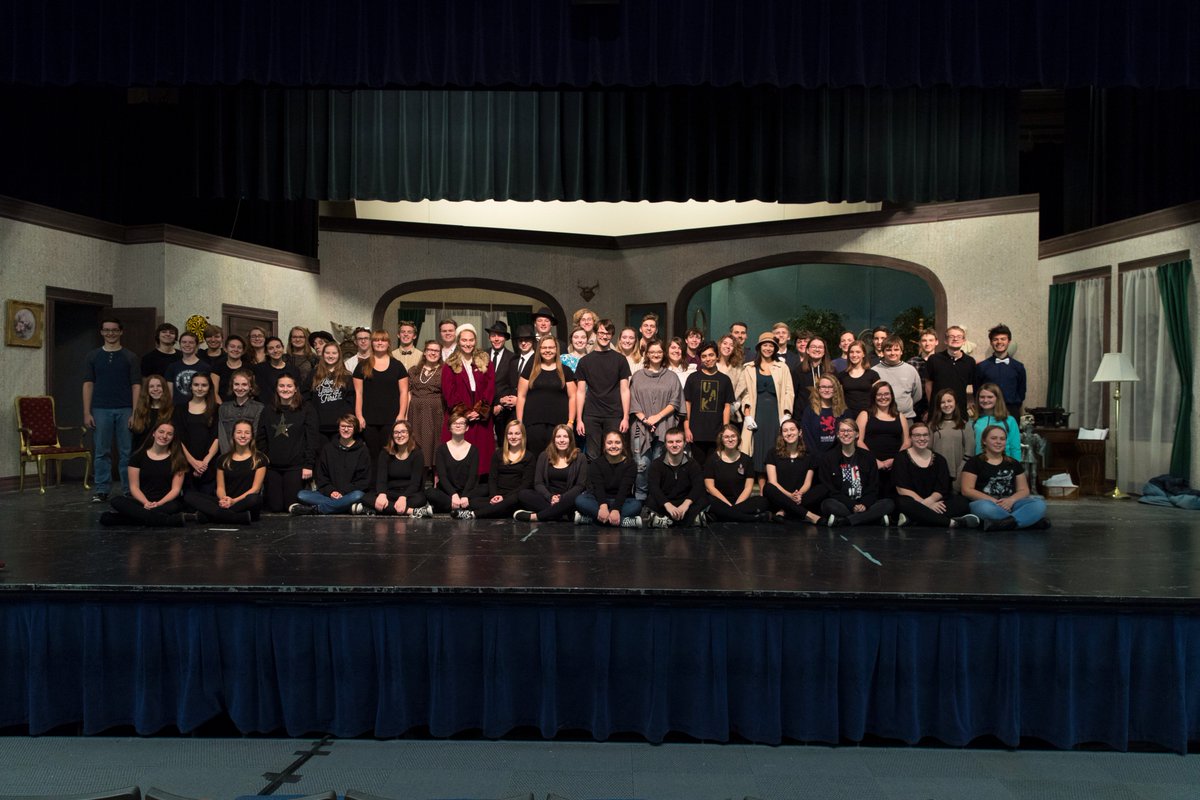 mukdramaclub's tweet photo. Many thanks to those who attended our fall play, YOU CAN'T TAKE IT WITH YOU. Mark your calendars for the spring show, A MIDSUMMER NIGHT'S DREAM, April 20-22, 2018 in our new performing arts center! #mukspringplay https://t.co/h0LSTy2vhU