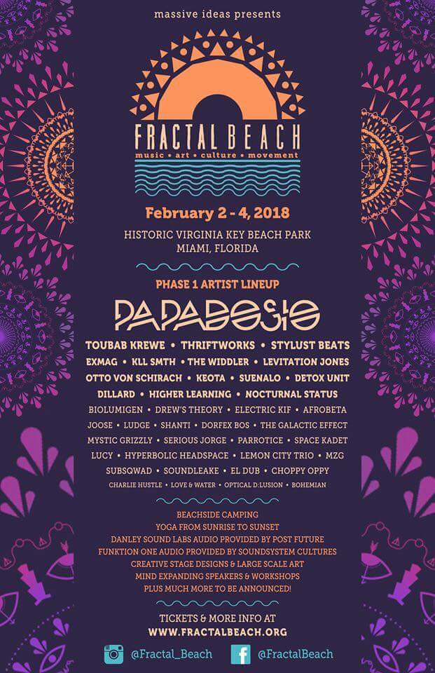 lemoncitytrio's tweet photo. Get your pre-sale tickets to @FractalBeach Festival presents by @massiveideas! Lots of great bands including @papadosio @ToubabKrewe @electrickif @SUENALO and many more! #VirginiaKey #Funkify https://t.co/SU4rgkwBG4