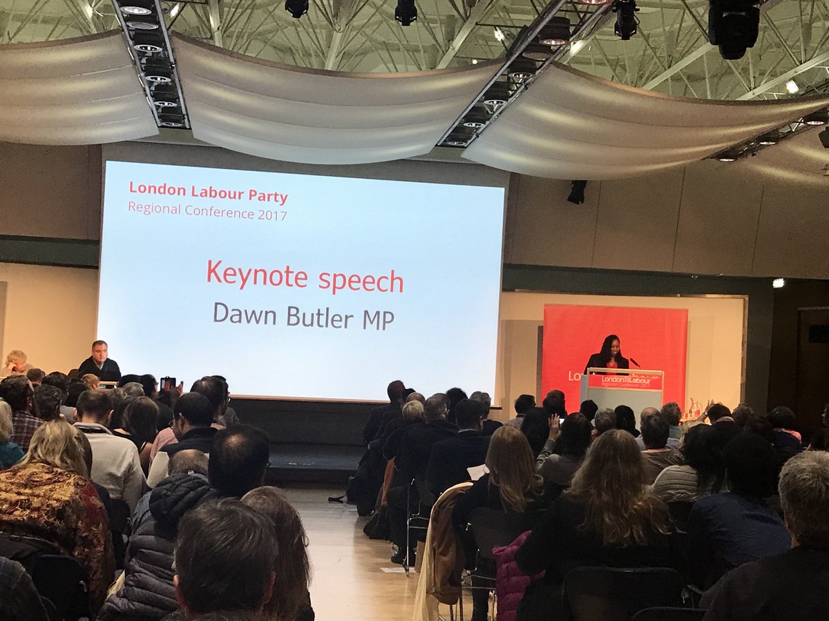 perayahmet's tweet photo. Dawn Butler MP at #LabLon17 βI am a part of Jeremyβs cabinet, one of the most diverse cabinets we have seenβ https://t.co/A5zBcMne2d
