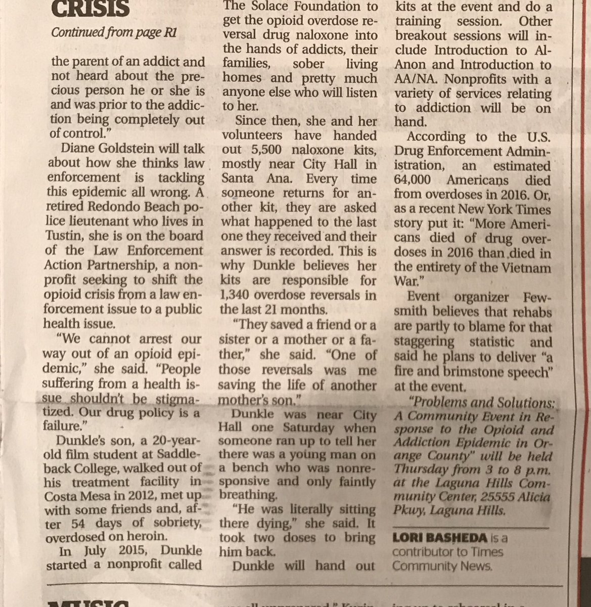 Solstice_US's tweet photo. @PACSOLSTICE @StrengthSupport solutions #OpioidEpidemic in #lagunahills #sublime #nowellfoundation @latimes https://t.co/VigQ5j1MPF