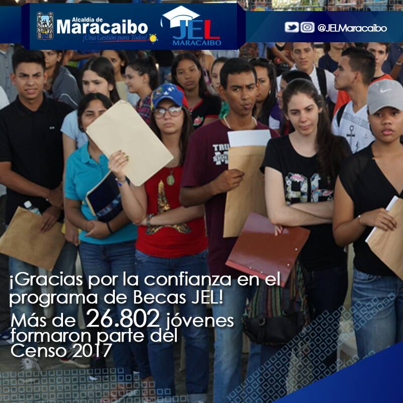 ¡Gracias #Maracaibo por la confianza en #BecasJEL! La alcaldesa @evelingtrejo sigue apostando a la educación como bandera y pilar de la sociedad