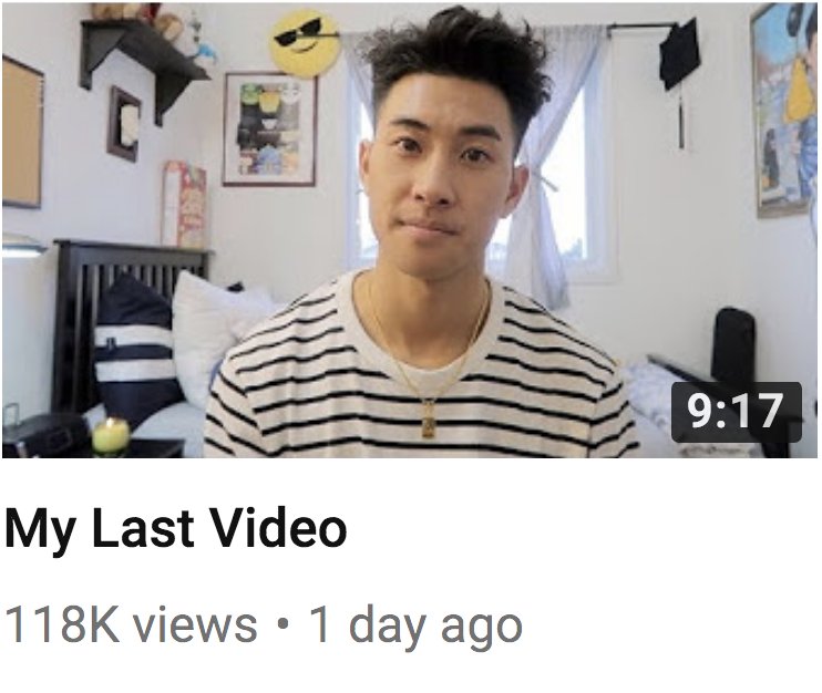 JeffreyChang's tweet photo. Wow over 100,000 views on the new video in 1 day. I didn't know this Fever was this contagious. Thank you for allowing me to close this book with my head up. We're in this together Jeffreaks! If anyone ever tries to tell you I "quit", I wouldn't bet on it ☺️ https://t.co/M0sgx1oms2