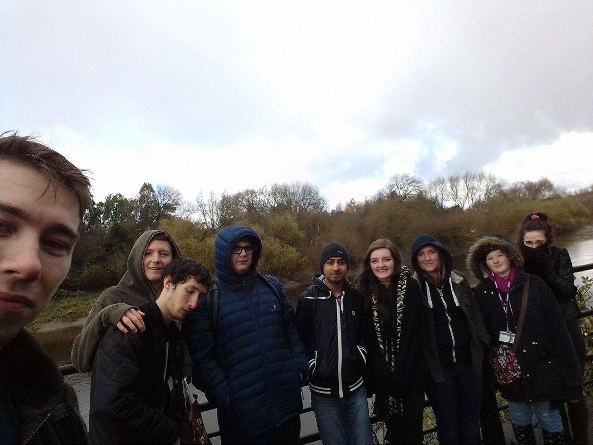 UoCWildSociety's tweet photo. Cold and rainy but we had a great walk to the racecourse via the canal and river dee. Saw a cormorant sitting in loads of plastic along the canal though :( #plasticwaste #CSUsocieties #ChesterWild https://t.co/SrvYzEvN6H