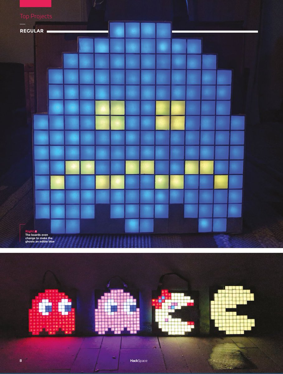 pix3lot's tweet photo. @HackSpaceMag featured our family pac-man costume project in their first issue  - super neat! https://t.co/6NpN2EdjeQ