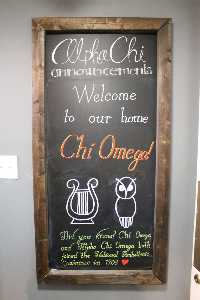 All of us at Chi Omega want to say thank you SO much to the amazing women of @uofuaxo for their incredibly generous donation to our philanthropy!! We love you ♥️💛