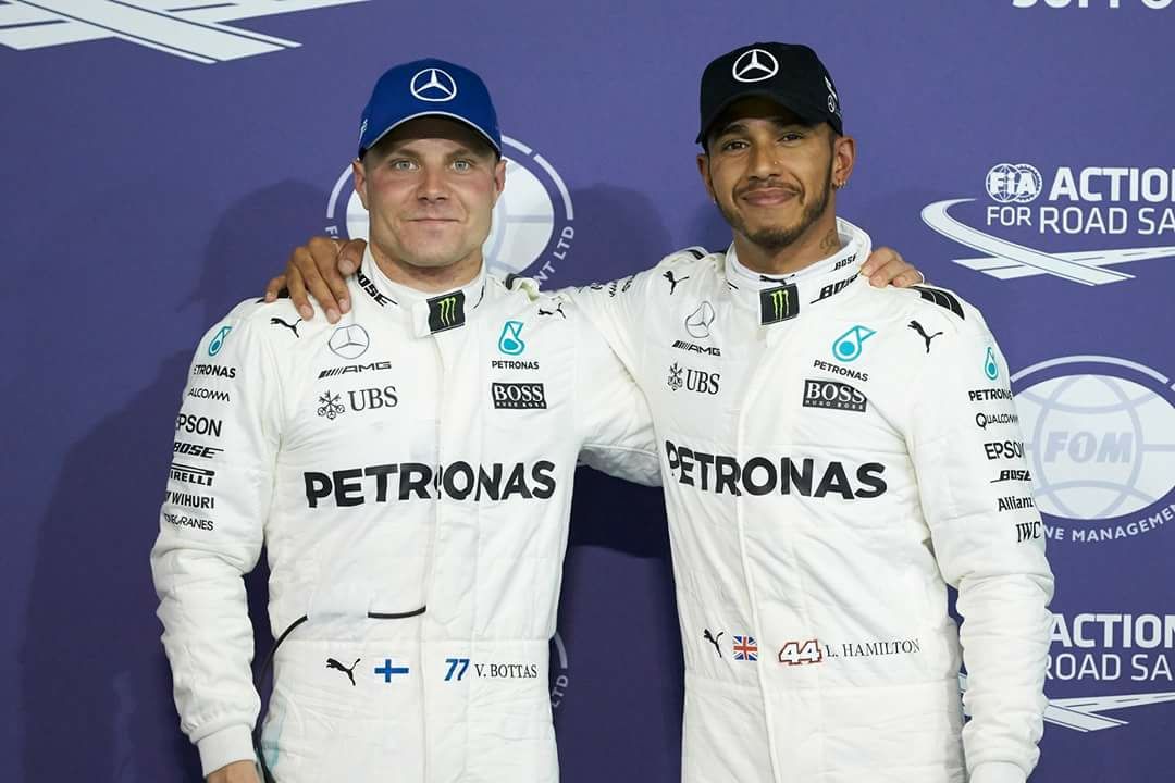 MercedesBenzInd's tweet photo. Ending the season on a grand note! Congratulations to @ValtteriBottas for the phenomenal win while @LewisHamilton finishes second at #F1 #AbuDhabiGP.
#BestKeepWinning
#SilverArrows https://t.co/tfQQ5U5zam