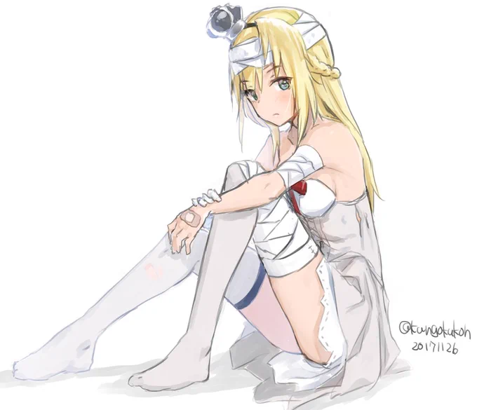 解体場から逃げ出したウォースパイト +20分
#艦これ版深夜の真剣お絵描き60分一本勝負
#艦これ版真剣お絵描き60分一本勝負_20171126
#ウォースパイト
#ウォースパイト進水日 