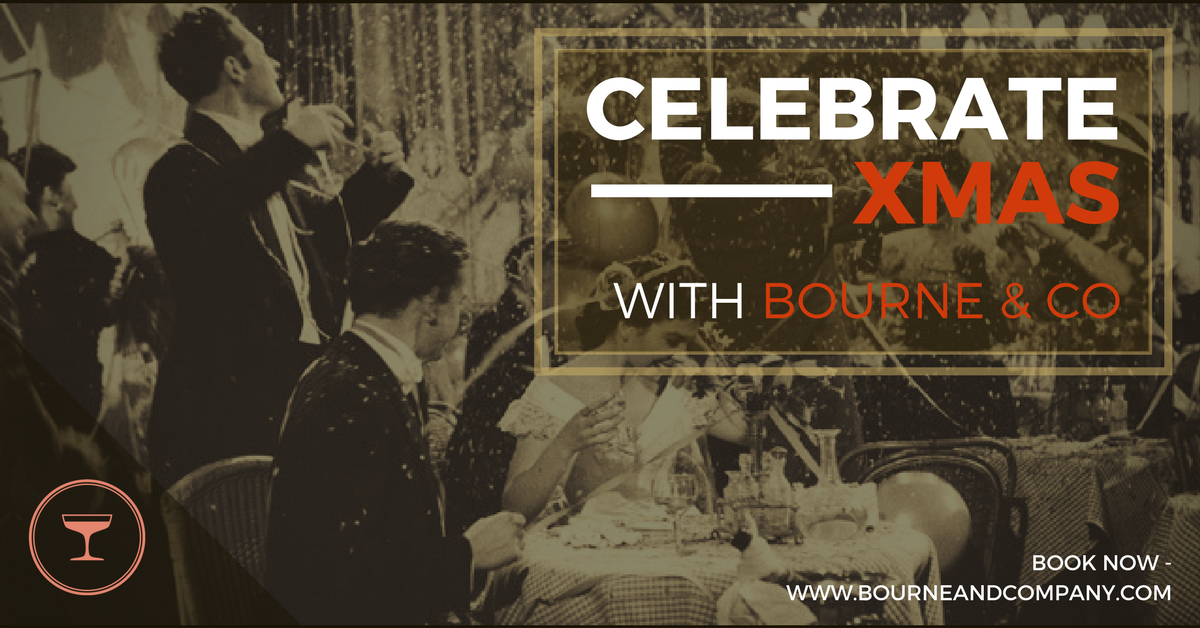 Bourne_and_Co's tweet photo. 29 Days till Christmas?!! Have you booked your christmas celebrations? 

#bourneandco #Suffolkst #newalexandratheatre #newststreetstation #bestcocktailbar #prohibitionlounge https://t.co/gvooRNXZHh