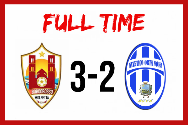 BorgorossoMolf's tweet photo. #FULLTIME

#Borgorosso #Molfetta 3-2 #Atletico #OrtaNova

Reti: #Cubaj e #Paparella (2)

Grandi ragazzi! https://t.co/Epelyc6y1j