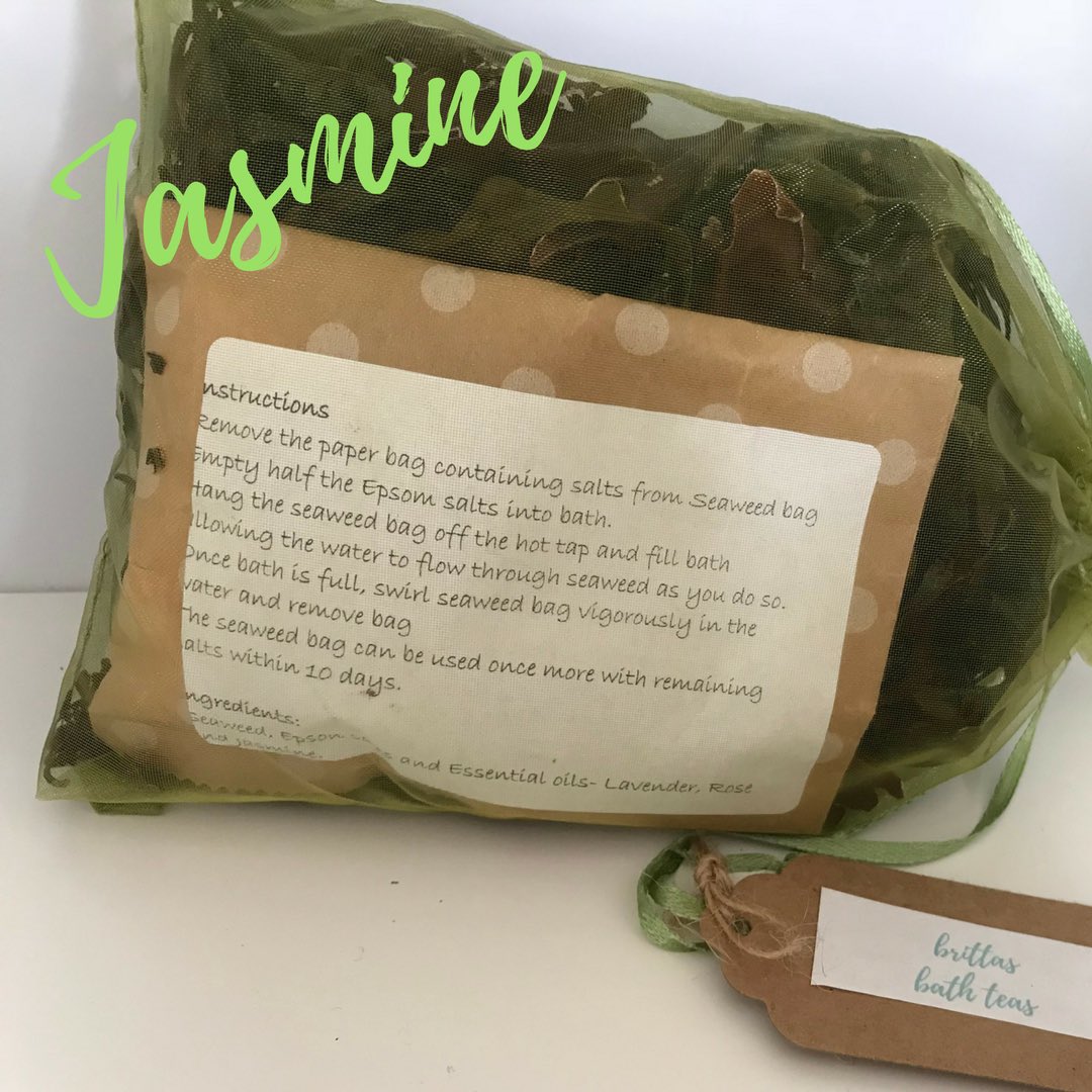 BrittasBathTeas's tweet photo. We will be selling three different scents for our Bath Teas, these are; lavender, rose and jasmine.
Our Bath Teas are made from natural dried seaweed, Epsom salts and plant oils (lavender, rose and jasmine).
Please follow us to keep up to date!
#seaweed #bathteas #minicompany https://t.co/SRywhFil7A