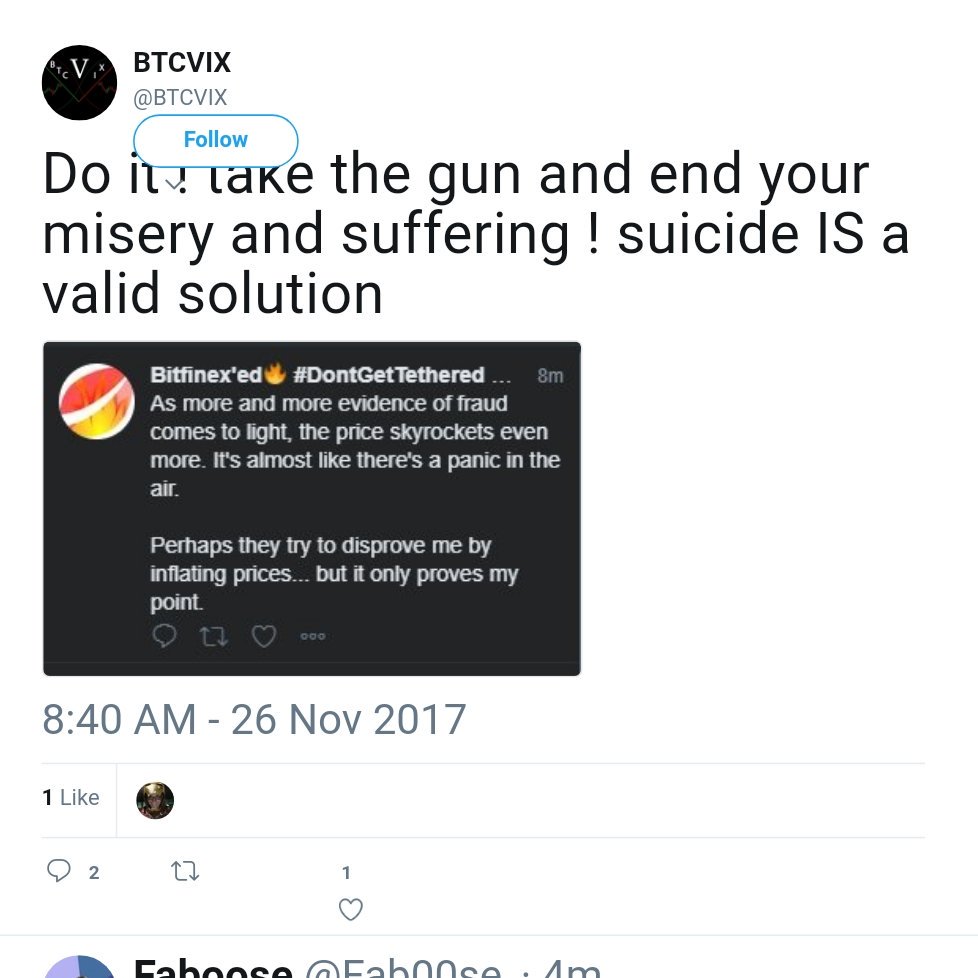 Bitfinexed's tweet photo. The whalepool criminals, everyone. These are my biggest critics. There's a reason they hate me so much. https://t.co/pUNQvAnJ3y