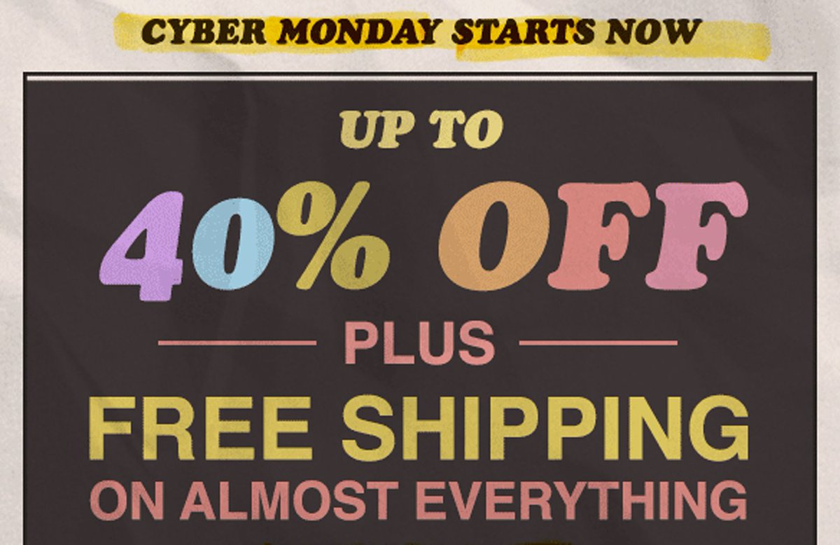 40% off Everything and Free Shipping on almost everything today!  Cyber Monday Starts Early!  society6.com/deepthoughtsby… #CyberMondaydeals #society6