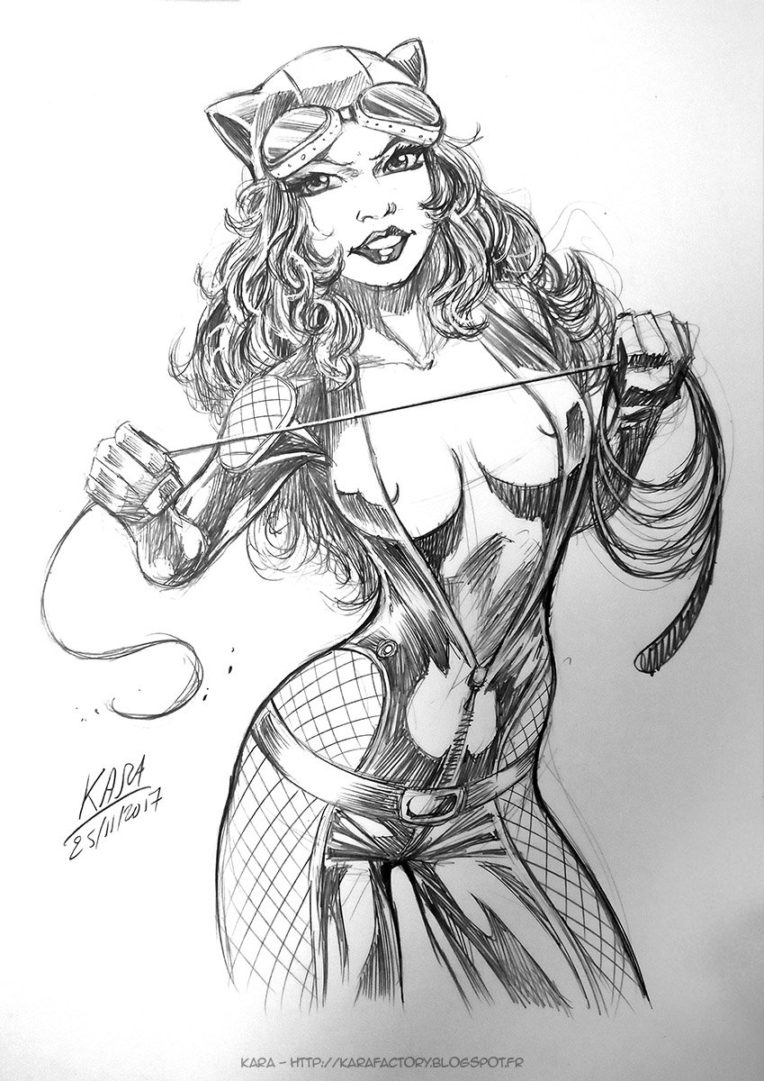 KARAFACTORY's tweet photo. CATWOMAN [Commission]
Ceci est une photo retapée du mieux que j'ai pu ^^ 
#Catwoman #dedication #commission #comande #doodle #croquis #sketch #dccomics #heroine #cuir #leather #sexy #hotbabe #fouet #vinyl #neko #catgirl #nekomimi #boobs #boobies #lesensdusacrifice #suisjecredible https://t.co/JczzUifHvj
