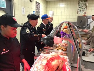 44Esb's tweet photo. How did you spend Thanksgiving? Team 44 was proud to support @USAGBavaria by serving lunch at the Ever Vigilant Cafe. https://t.co/c5WHyl5DnM