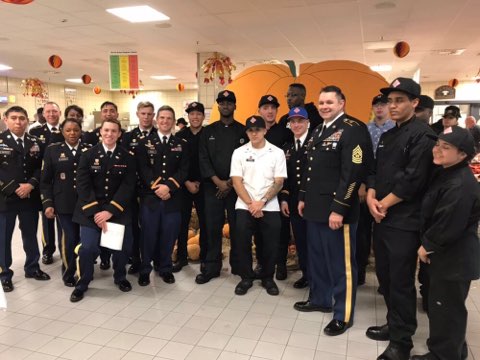 How did you spend Thanksgiving? Team 44 was proud to support <a href="/USAGBavaria/">USAG Bavaria</a> by serving lunch at the Ever Vigilant Cafe.