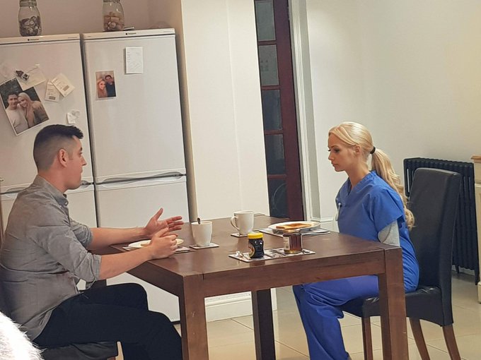 Filming for #ManOnThrDoorstep in full swing! #ShortThriller #IndieFilm #Actress https://t.co/gAUKUlF<a href="/tag/manonthrdoorstep"class="tags">#ManOnThrDoorstep</a><a href="/tag/shortthriller"class="tags">#ShortThriller</a><a href="/tag/actress"class="tags"><span>#actress</span></a><a href="/tag/indiefilm"class="tags"><span>#indiefilm</span></a>