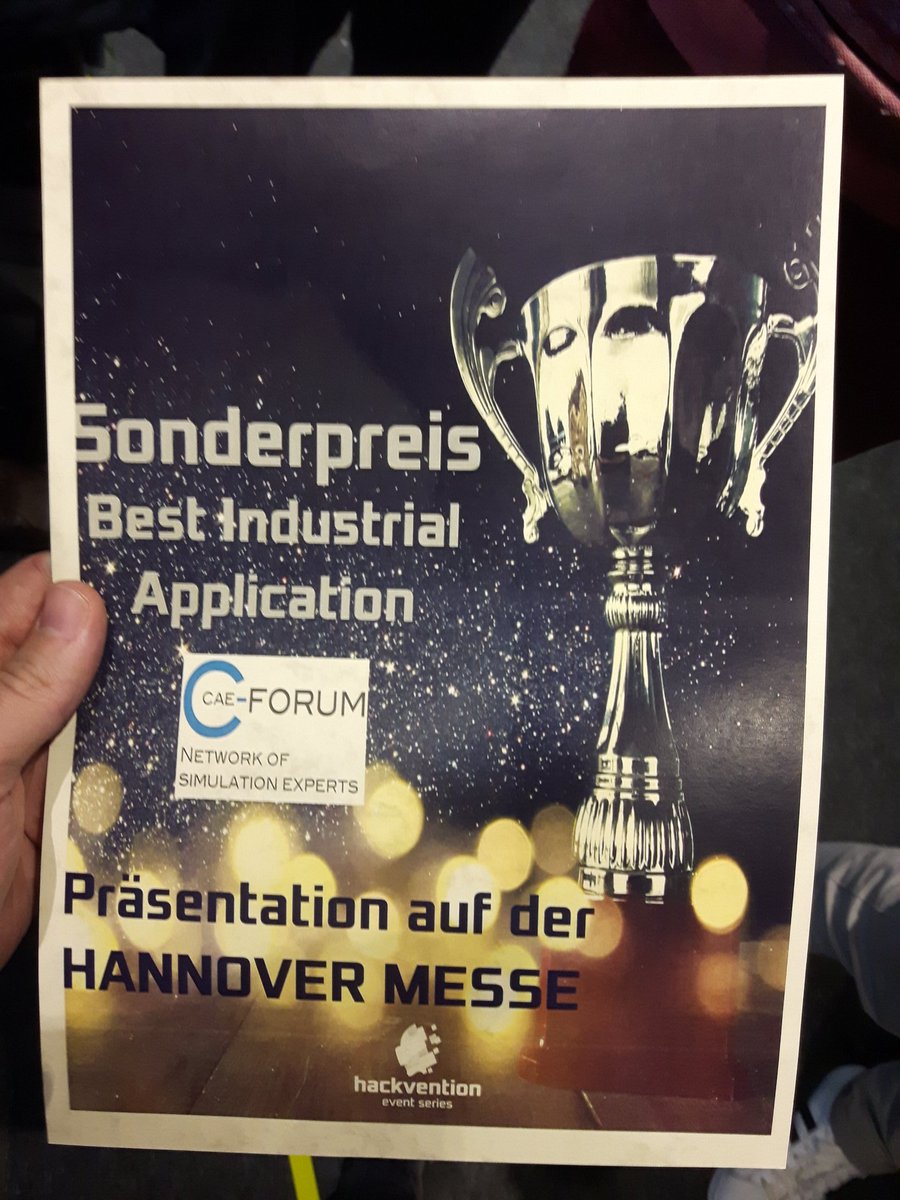 bartborawski's tweet photo. baaang! best indrustial app! #Hackathon #hackvention https://t.co/sPmnozfGls