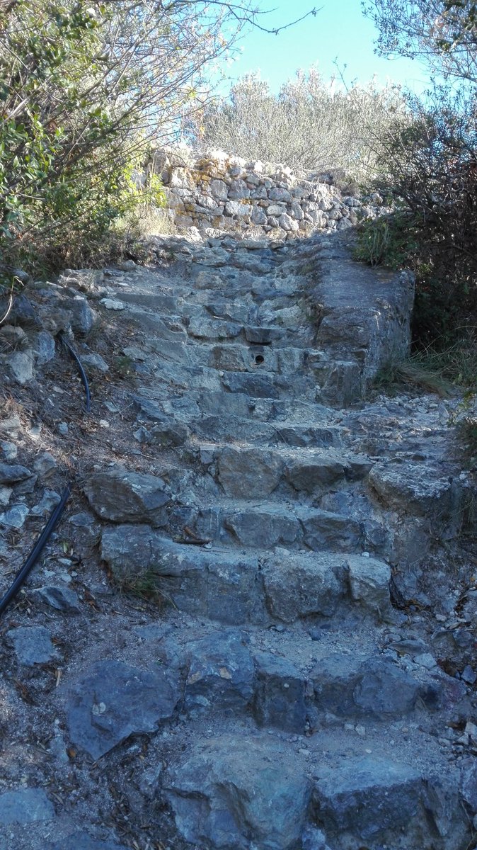 SereGamby's tweet photo. Questa è la scala di pietra che porta alla torre saracena di #PuntaCrena, ogni tot scalini era stata messa una lucina x le visite serali, ora son sparite quasi tutte, grazie ai cretini incivili che le hanno tolte. 😡 #Varigotti #PuntaCrena #LaMiaLiguria https://t.co/ghOwSoKbpa
