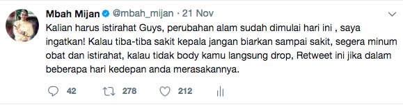 AMATILAH SEJAK TWEET INI, DAN LIHATLAH KABAR BERITA, LIHATLAH SEKITAR ANDA LALU BERDOA, BERDOA, BERDOALAH! DOA BISA MERUBAH NASIB, BERDOALAH, BERDOALAH, BERDOALAH, WAHAI MANUSIA! BERDOALAH!!!