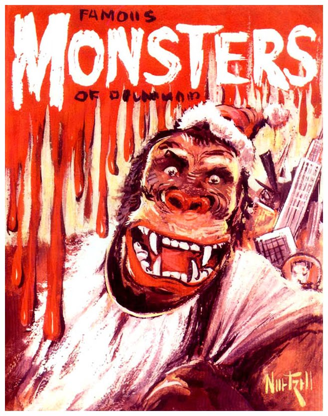 SpankyHenderson's tweet photo. @ItCameFromBlog @TikiAmbassador @GregRozeboom @ComicsintheGA @collectmonsters @BiLLYd_licious @dixiefairy @MadmMonstrosity @searcher9090 @ErikHandy @FamousMonsters 
A FM Christmas card by cover artist, Al Nuetzell (circa 1960), for #ForryAckerman, who was Al's agent and friend. https://t.co/hh1zsJoN3I