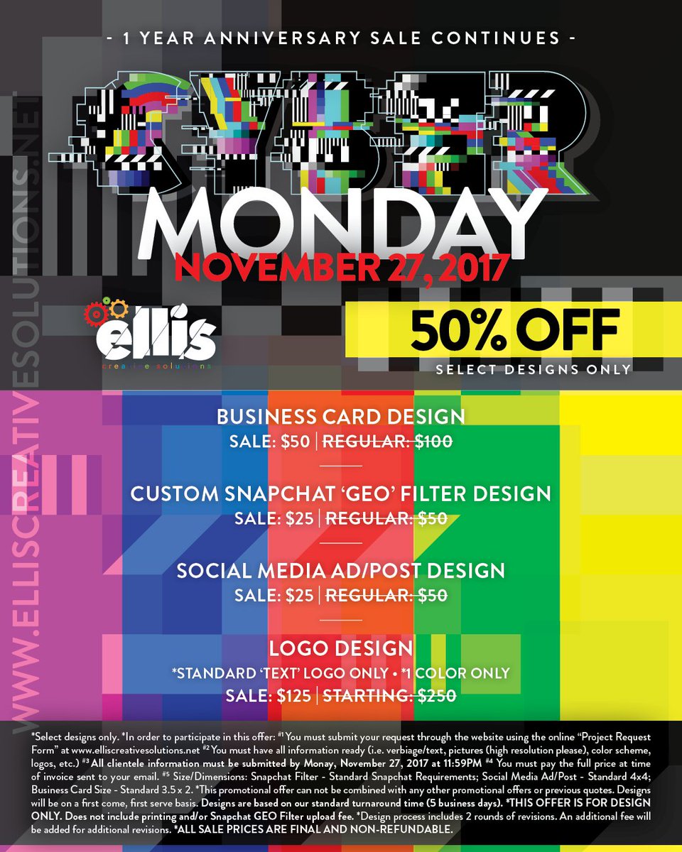 ellis creative sol on twitter 1 year anniversary sale continues