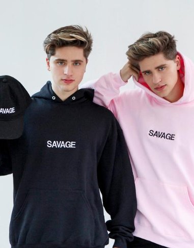 martinez twins merch savage moletom com capuz