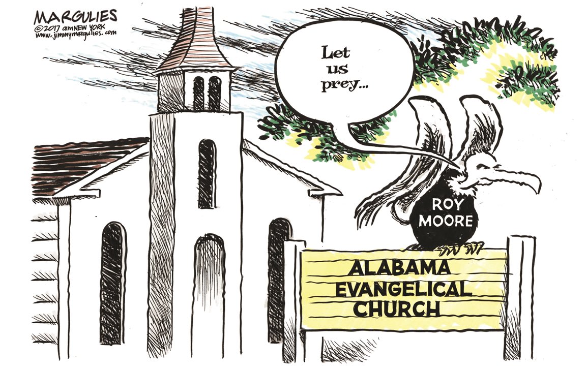 CRNP4Resistance's tweet image. Evangelicals who support Roy Moore are sending out a message like a ringing bell. Might as well toss your bible into the ballot box with your vote -- if you choose one you don&apos;t need the other. #NoMoore #RightSideOfHistory 

#StandForDecency
#MooreSenate