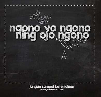 Selamat pagi, hati-hati terjebak ambisi.