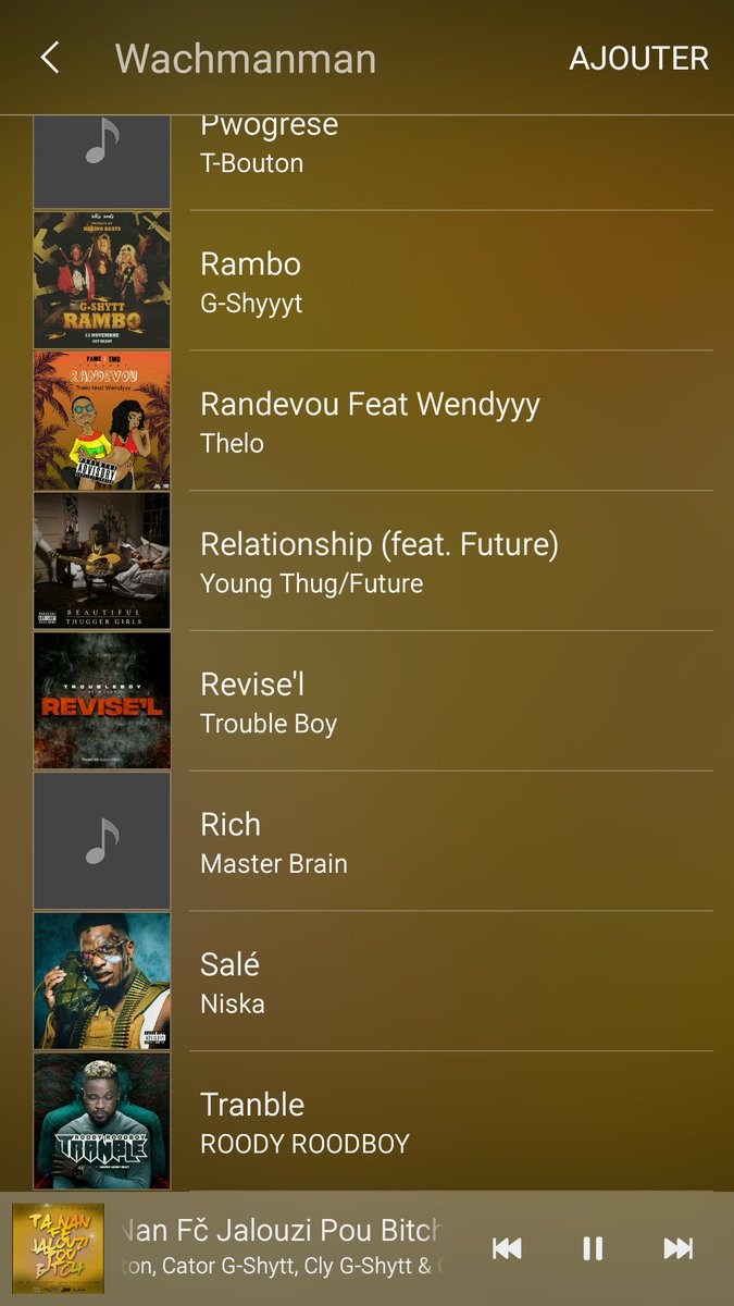 bgmadeitwhynot's tweet photo. Playlist #Wachmanman 😁😎👐
#Lafimen 🔥🔥🔥
🙌🙌🙌 https://t.co/ncPsK3Agdx