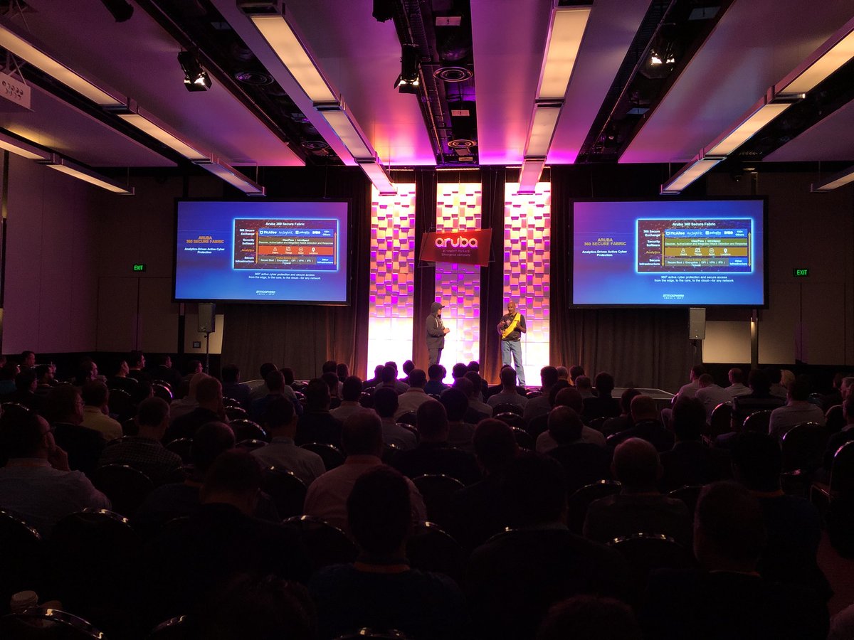 ambonica's tweet image. Aruba 360 degree secure fabric - Analytics driven active cyber protection. It’s all about being secure at the edge!