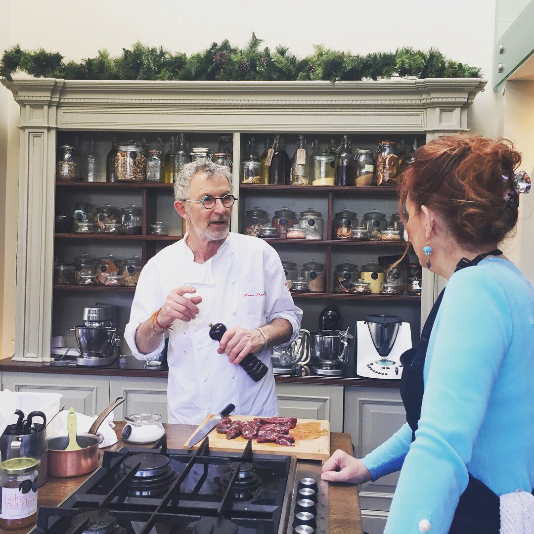 Cooking with the master in Dublin this weekend #kevinthornton #kooks #legend