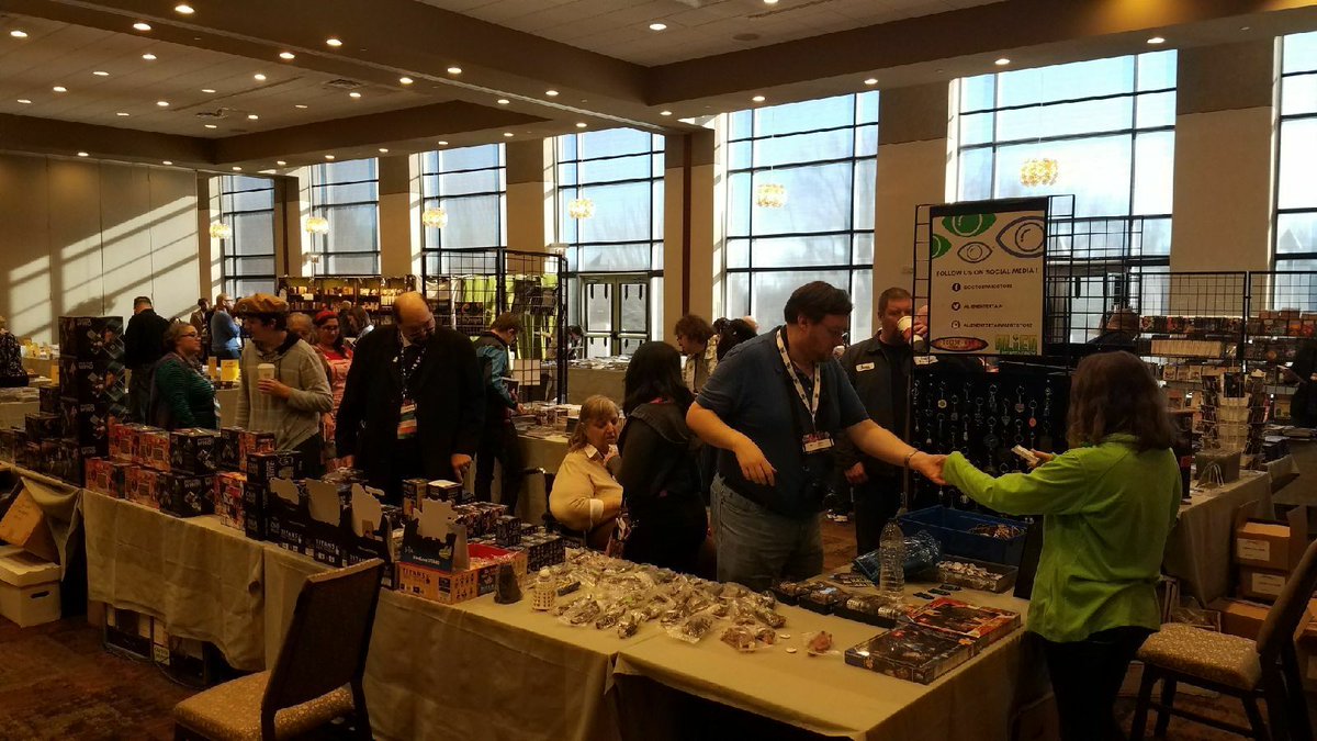 alienentertain's tweet photo. Our booths at #ChicagoTARDIS have been slammed all weekend!
Grab your last minute merch before we close today at 5 pm.
#alienentertainment https://t.co/ZahQkRseOb