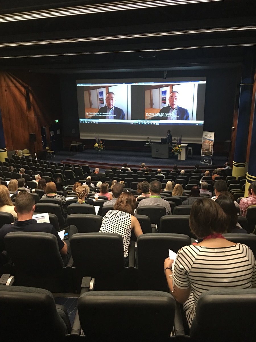 HFESA1's tweet image. IEA President Dr.Yushi Fujita addressing the #HFESA2017 delegates #humanfactors #uow
